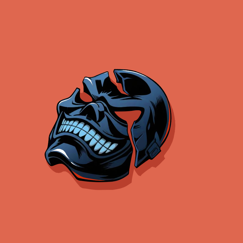 Cracked Black Mask