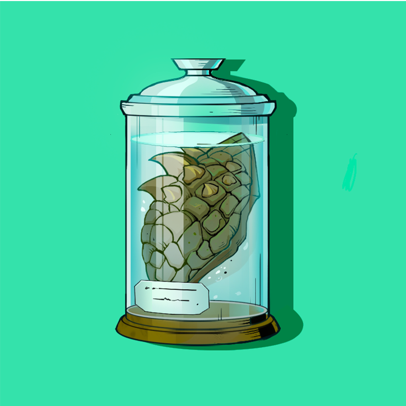 Killer Croc's Scale Sample